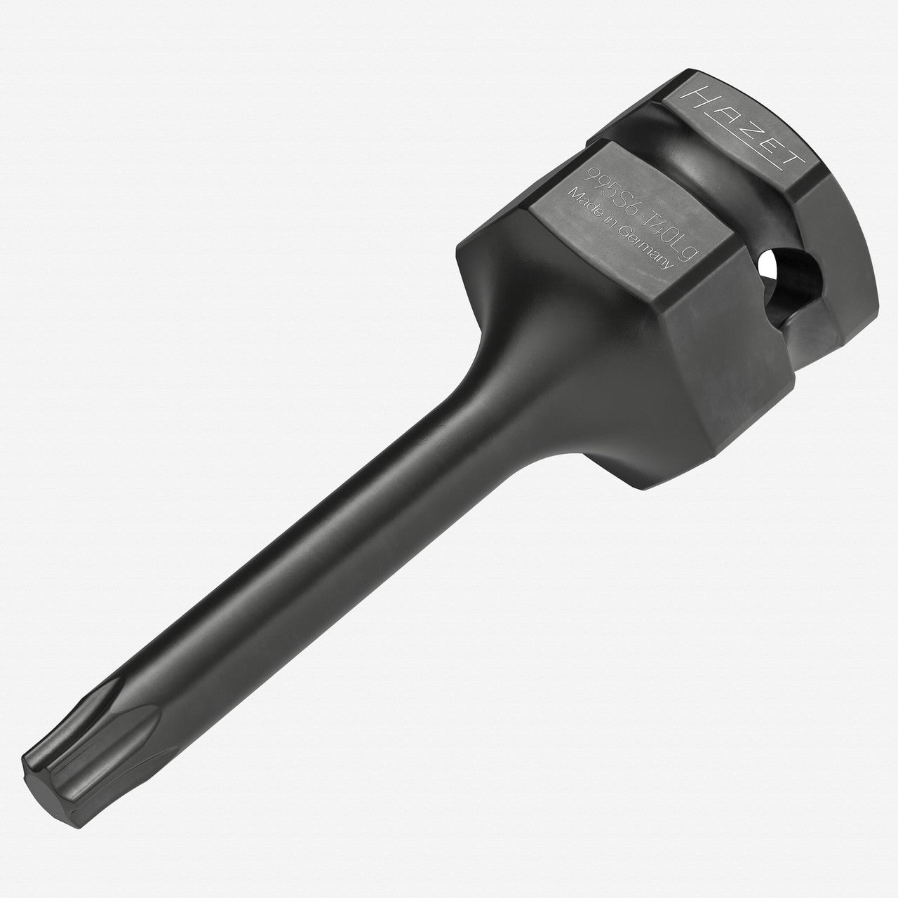 Hazet 995S6 - T40Lg Inside T40 Torx Long Impact Socket, 1/2" or 24 mm Drive - HZ995S6-T40Lg - KC Tool