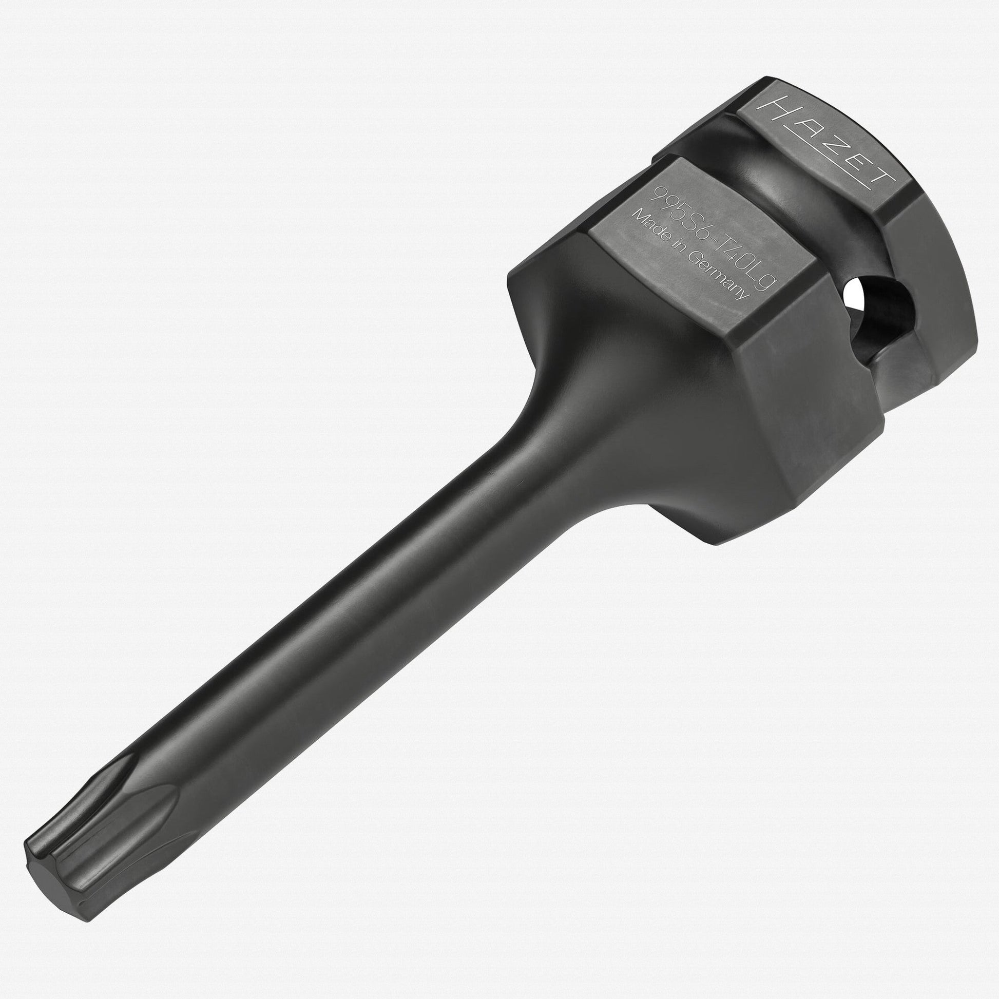 Hazet 995S6-T40Lg Inside T40 TORX® Long Impact Socket, 1/2" or 24 mm Drive - HZ995S6-T40Lg - KC Tool