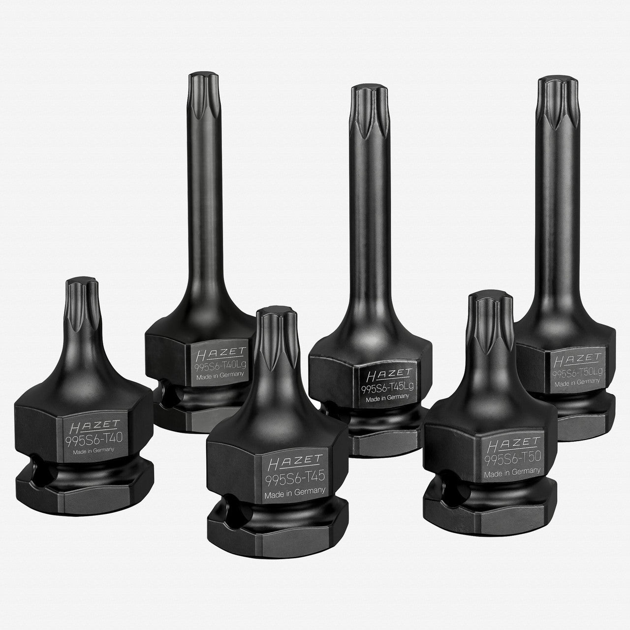 Hazet 995S6/6 Inside Torx, 1/2" or 24 mm Impact Socket Set, 6 Pieces - HZ995S6/6 - KC Tool