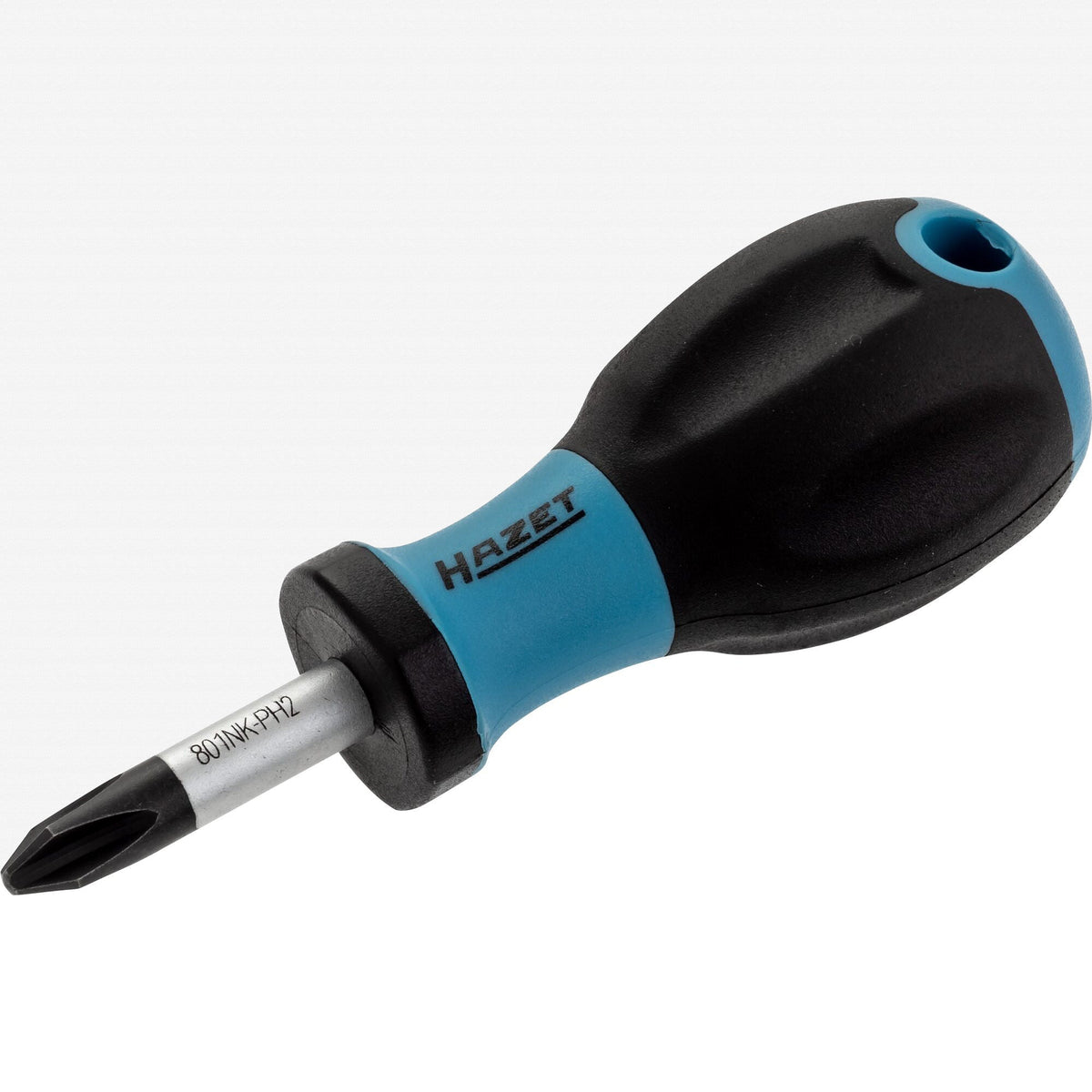 Hazet HZ801NK-PH2 PH 2 Phillips Stubby Screwdriver - HZ801NK-PH2 - KC Tool