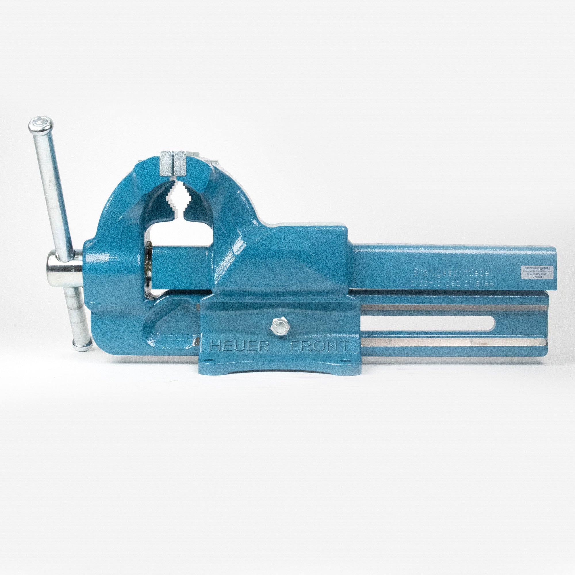 Heuer Bench Vise, Size 160, with Replaceable Jaws | Brockhaus
