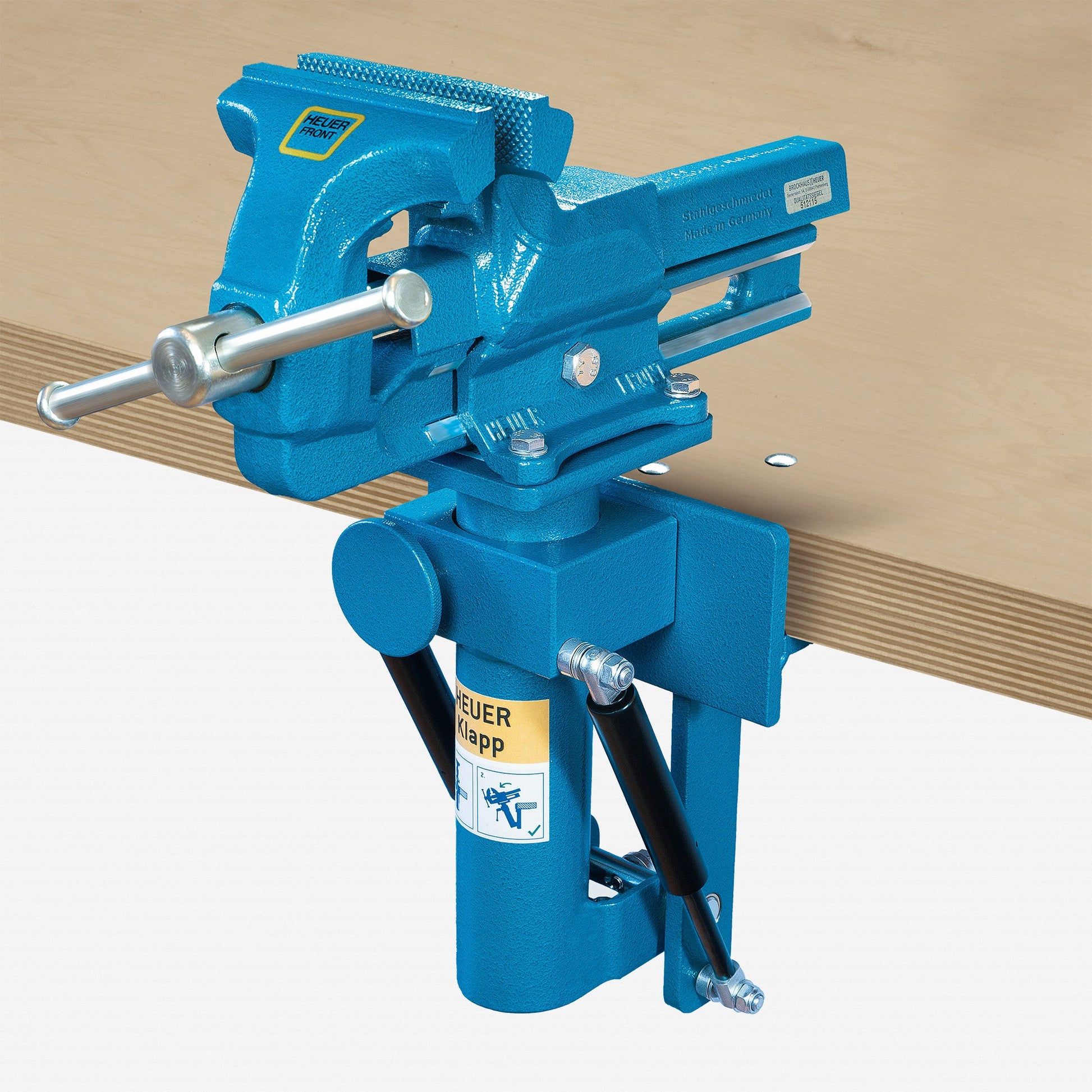 Heuer Collapsible, Fold-away Vise Mount, Size 120 - BH105120 - KC Tool