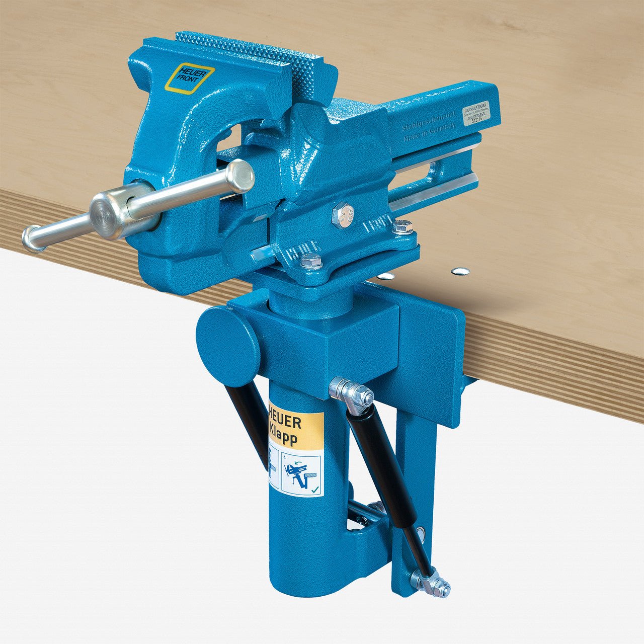 Heuer Collapsible, Fold - away Vise Mount, Size 120 - BH105120 - KC Tool