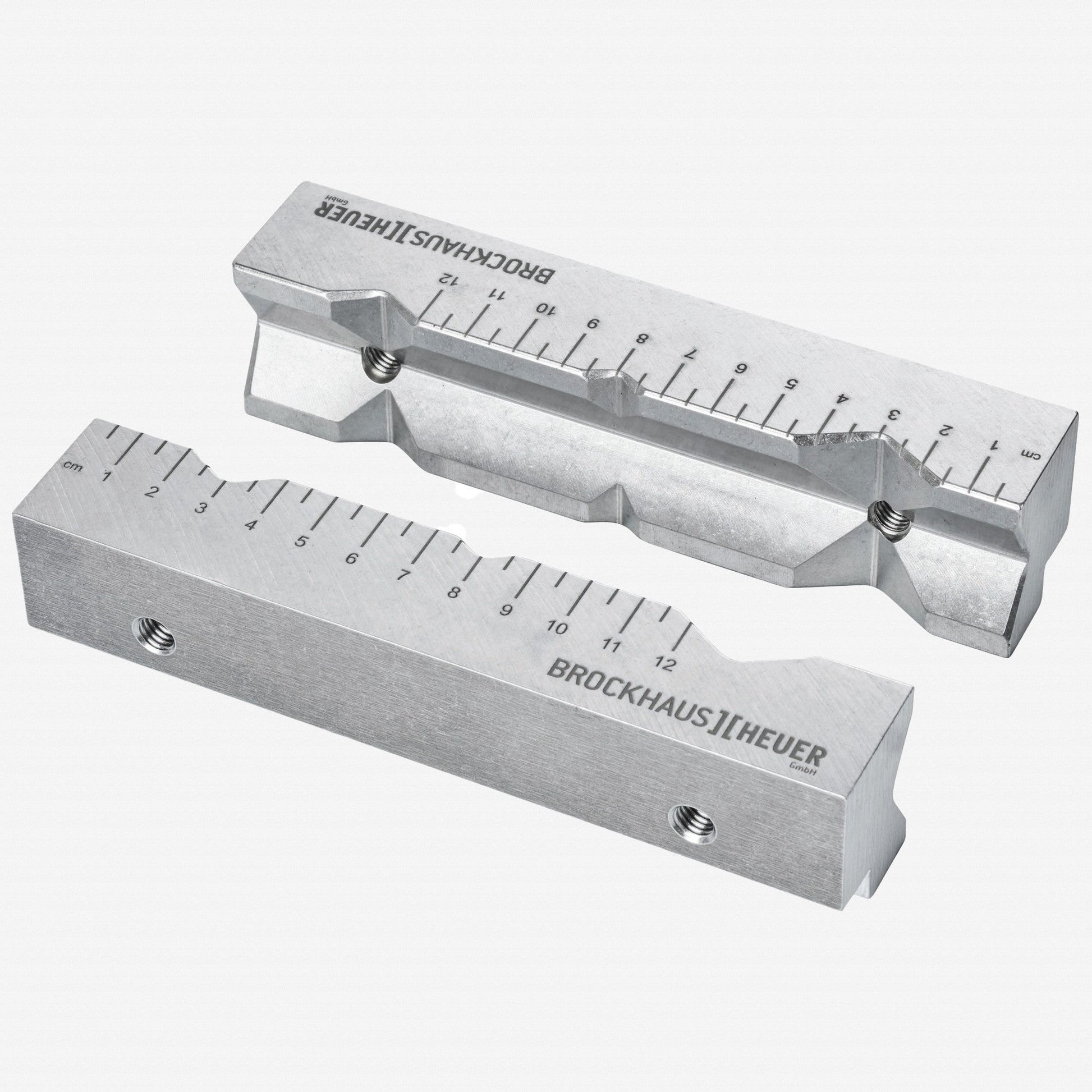 Heuer Replaceable Jaws (screw-on) Type AP, Size 140 mm, Aluminum, with V-grooves - BH116141 - KC Tool