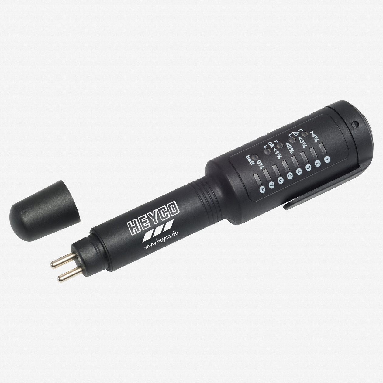 Heyco Brake Fluid Tester 8 in 1, Switchable - HY0130001 - KC Tool