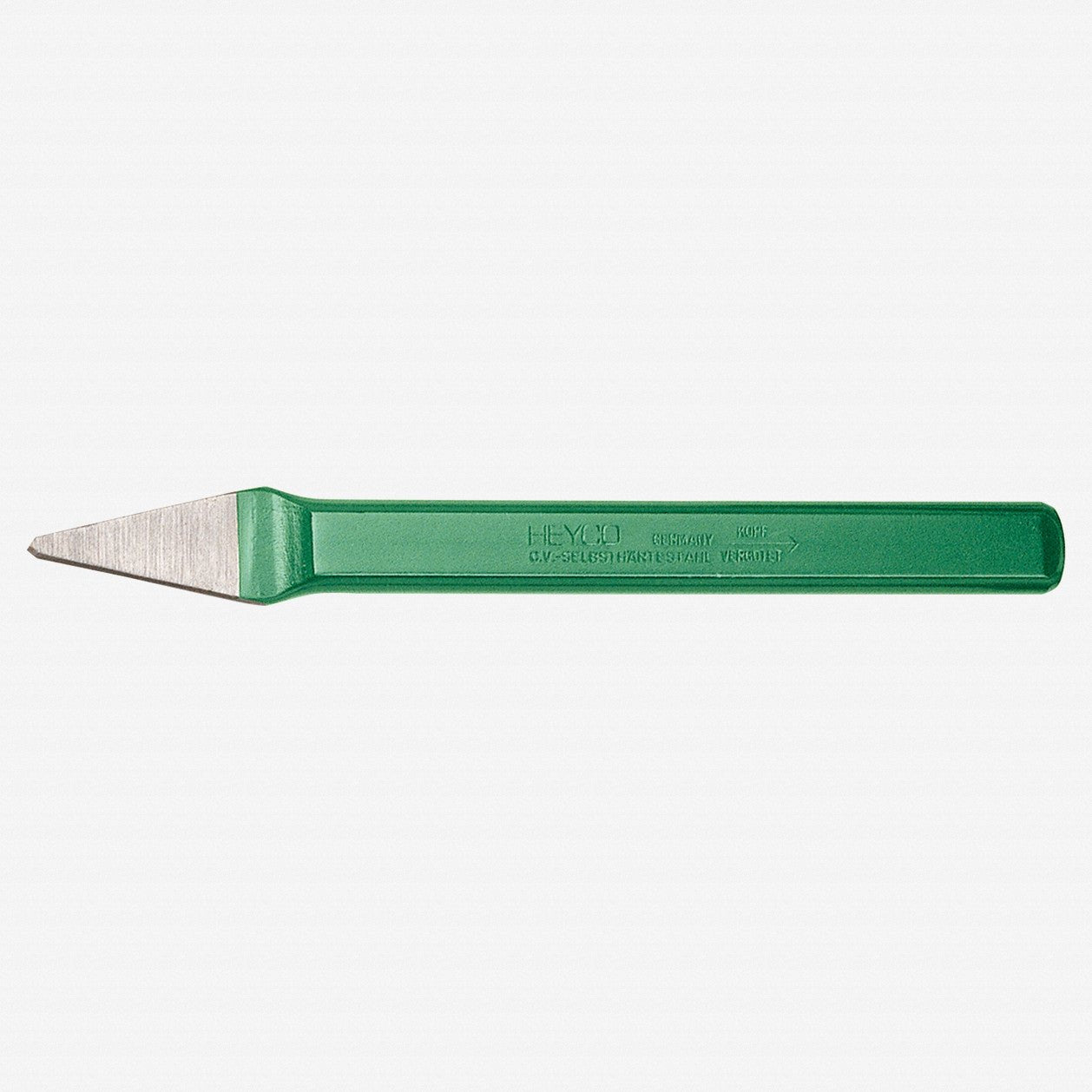 Heyco Cape Chisel with Non - spreading Safety Head, Flat Oval, 200mm - HY5600200 - KC Tool