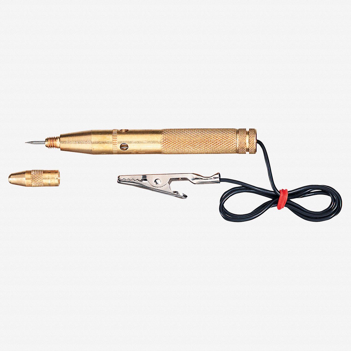 Heyco Car Light Tester, Brass Body, 6-24V - HY4190000 - KC Tool