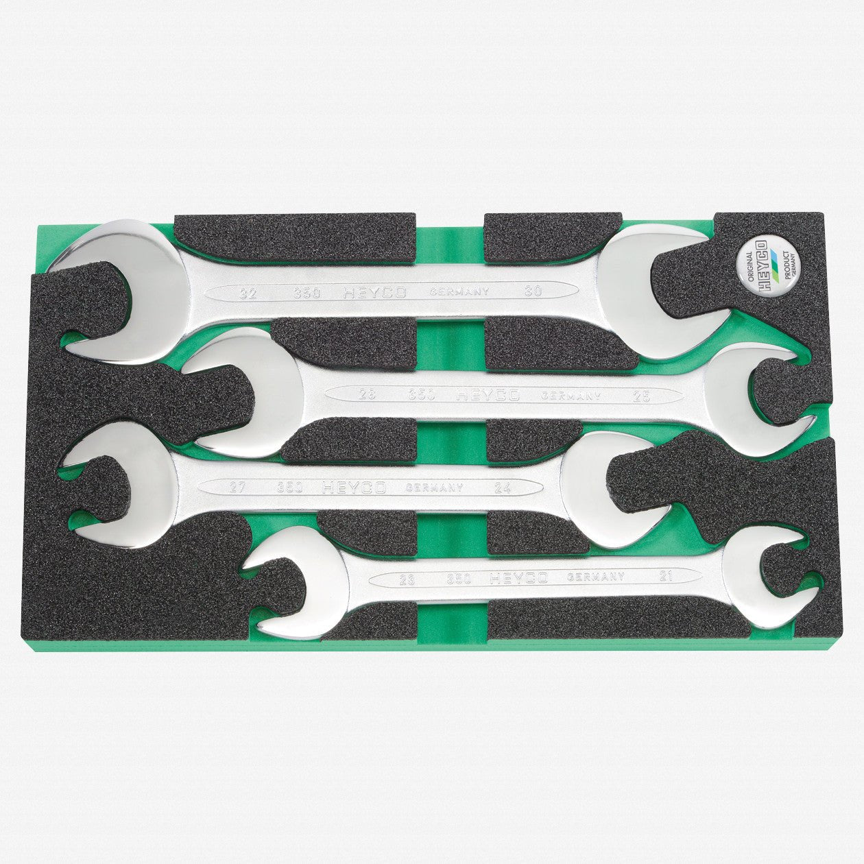 Heyco Double Open Ended Metric Wrench Set, 4 Pieces - HY9670002 - KC Tool