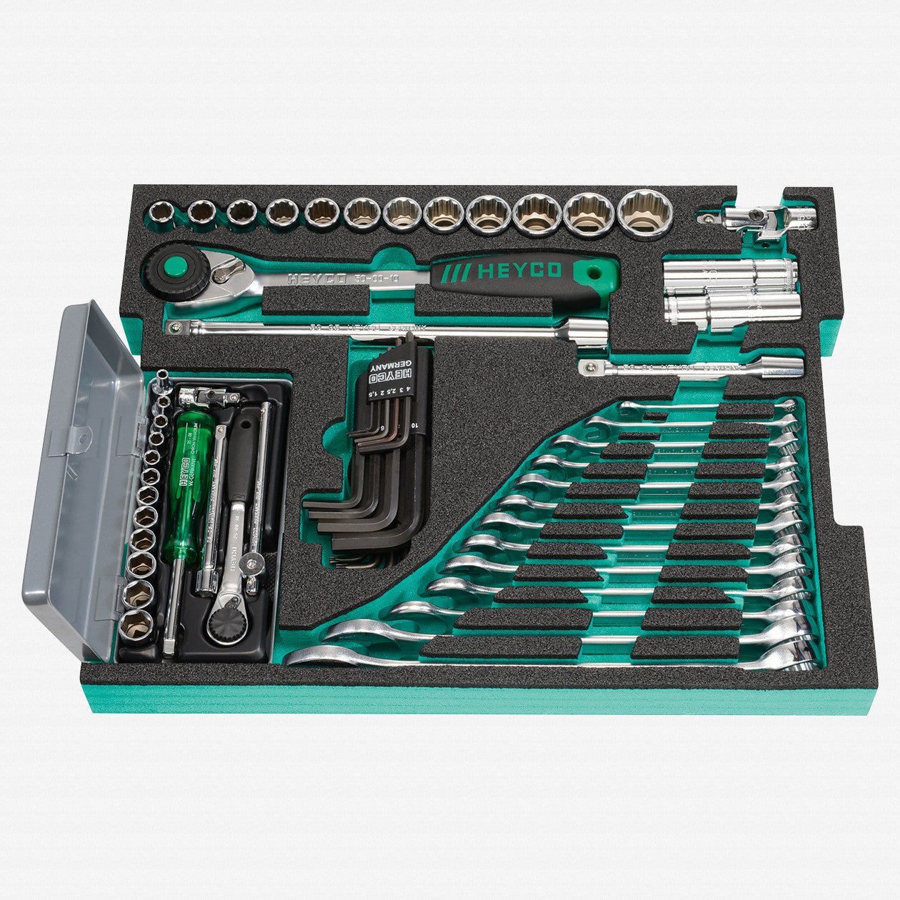 Heyco Expert Tool Set in L-Boxx, Metric, 77 Pieces - HY2006780 - KC Tool