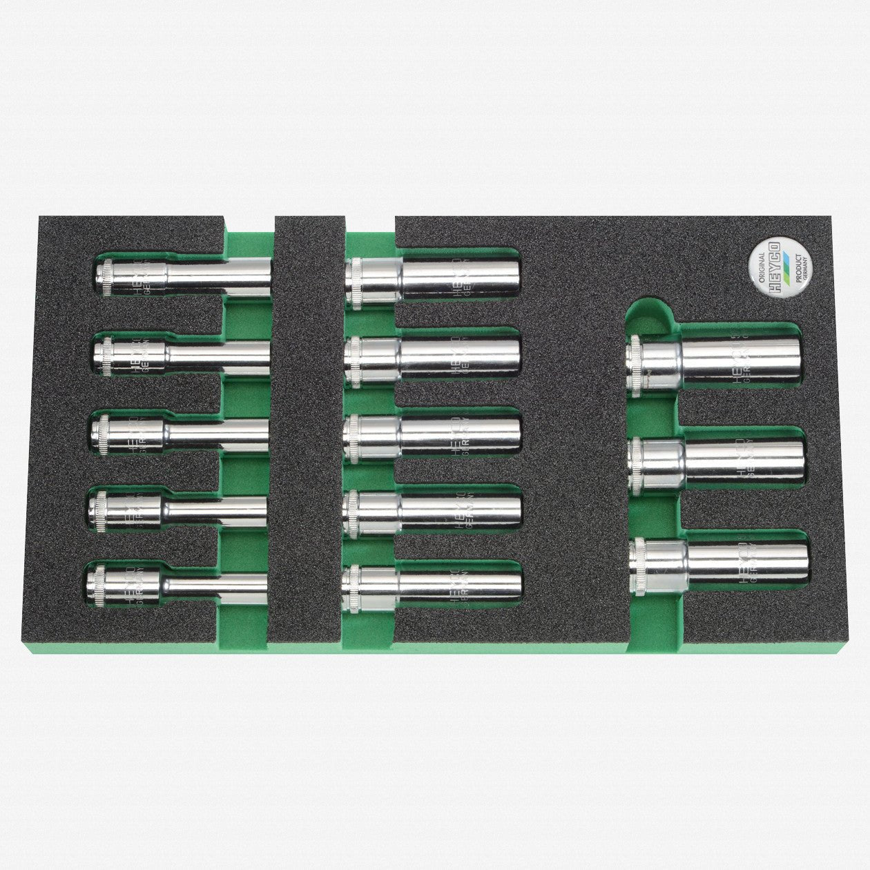 Heyco Extra Deep 1/2" Drive Metric Socket Set, 13 Pieces - HY9795019 - KC Tool