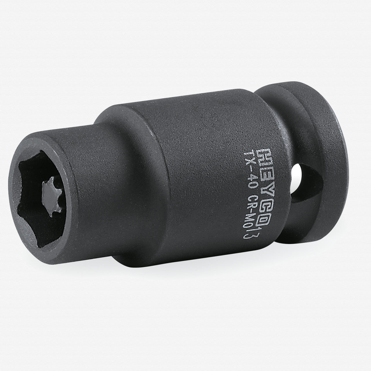 Heyco Impact Socket, 1/2" Drive, Multipower, Torx 40 - 13mm Outside Hex - HY3003740 - KC Tool