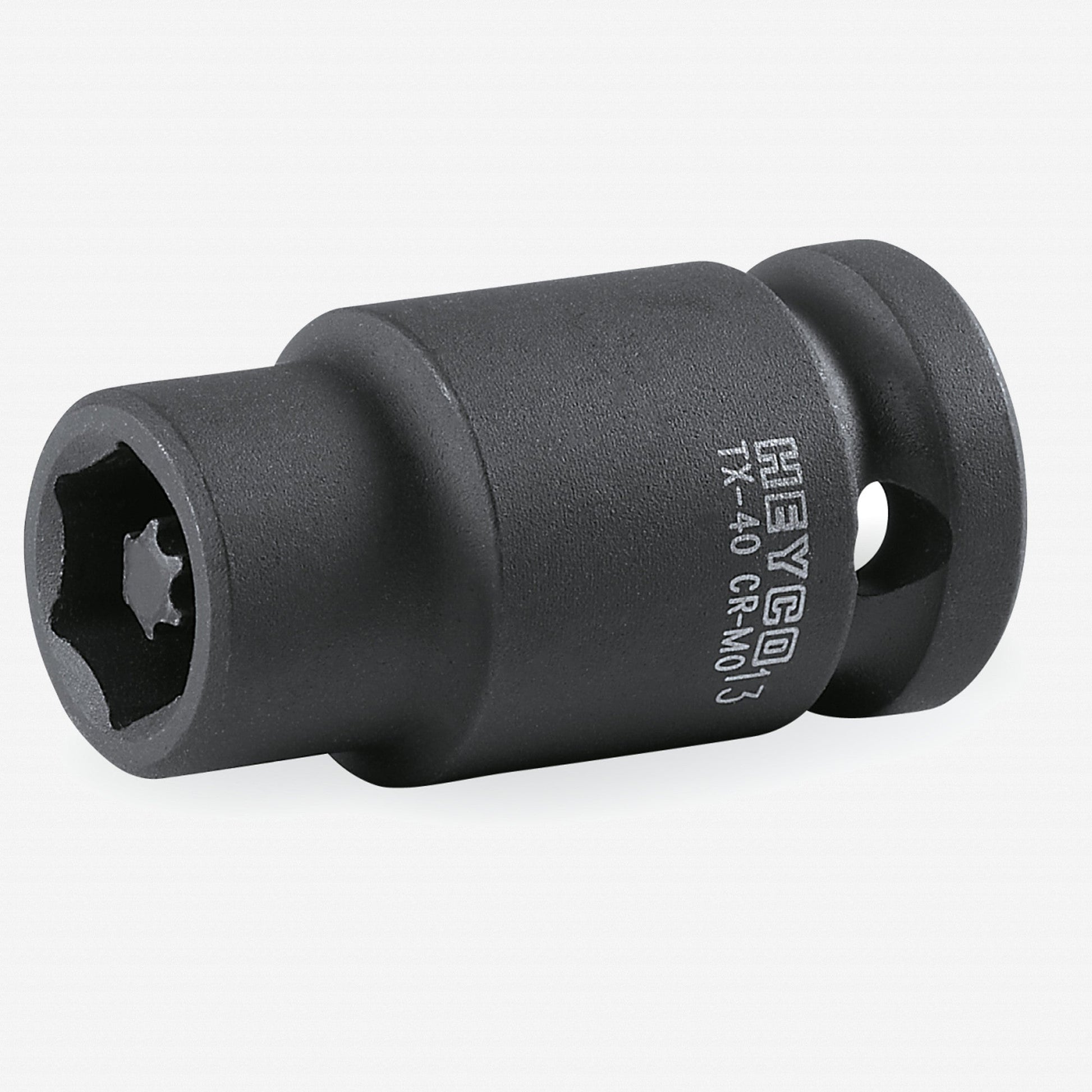 Heyco Impact Socket, 1/2" Drive, Multipower, TORX® 40 - 13mm Outside Hex - HY3003740 - KC Tool