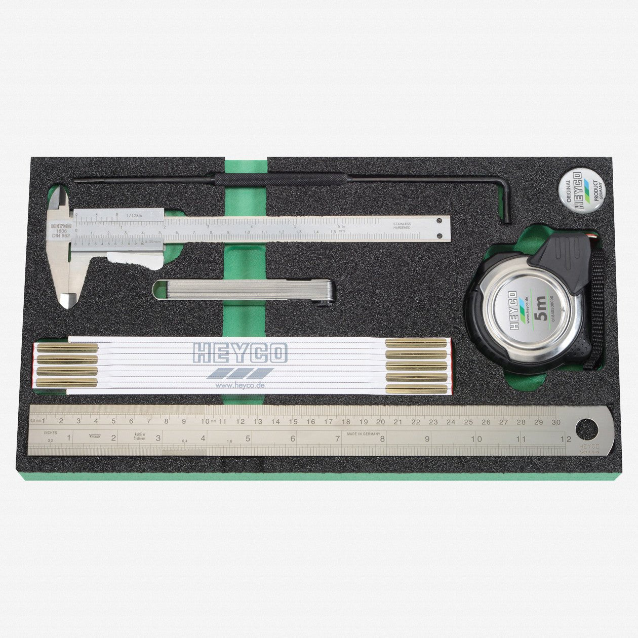 Heyco Measuring Tool Set, 6 Pieces - HY9990010 - KC Tool
