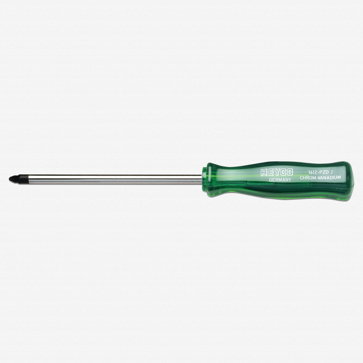 Heyco Pozidriv Screwdriver with Acetate Handle, 2 - HY4120020 - KC Tool