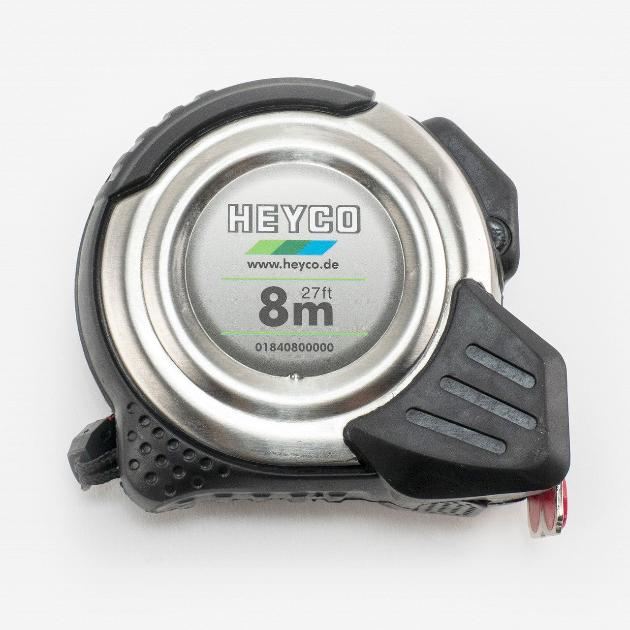 Heyco Stainless Tape Measure, 8m/27' - HY8408000 - KC Tool
