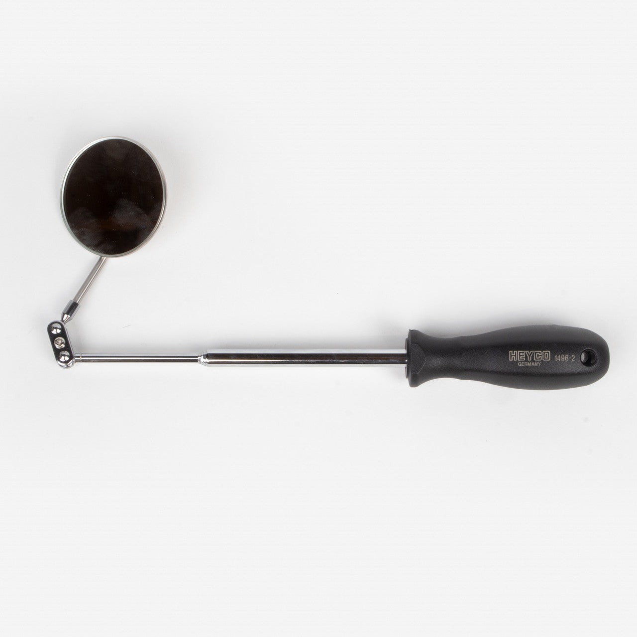 Heyco Telescopic Inspection Mirror with Acetate Handle, Round - HY4960002 - KC Tool
