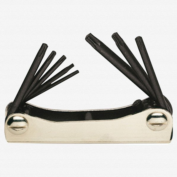 Heyco TORX® L-key Folding Set in Metal Holder, 8 Pieces - HY3486240 - KC Tool