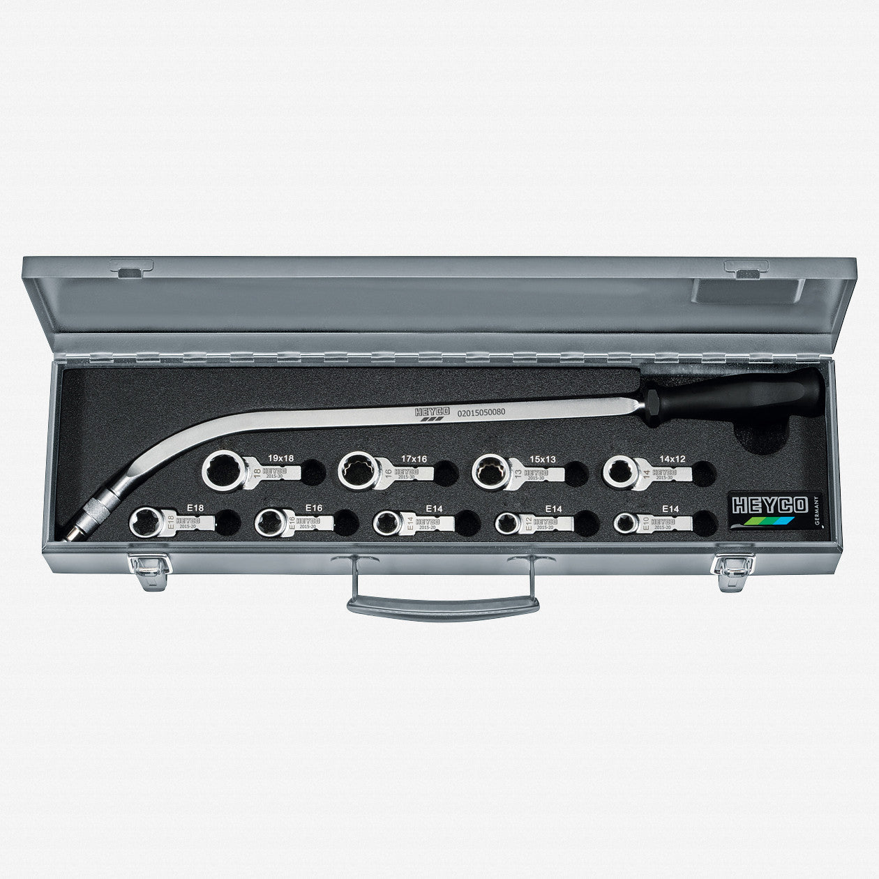 Heyco Universal V - Belt and Cam Belt Wrench Set, 10 Pieces - HY0150000 - KC Tool