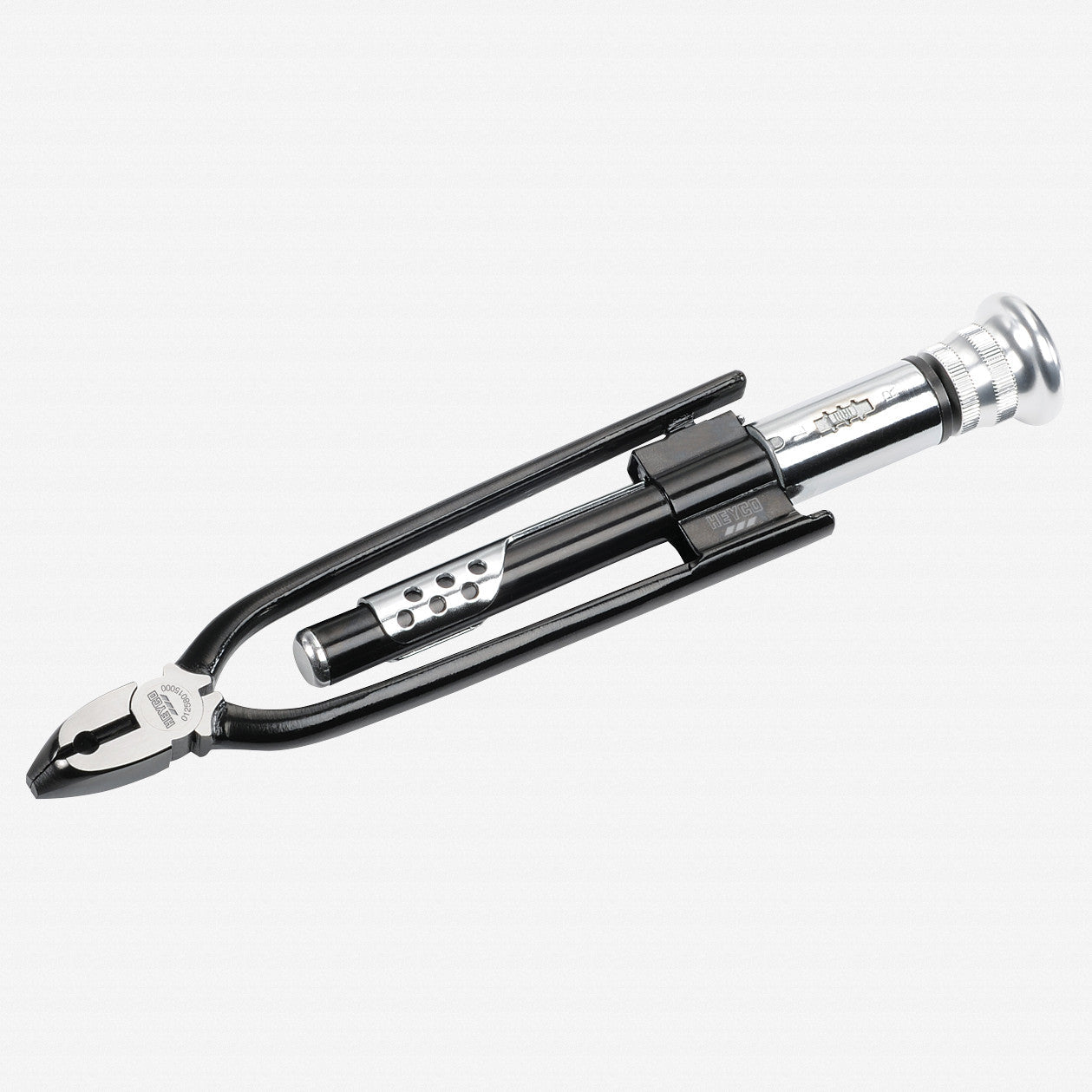 Heyco Wire Swiveling Pliers with Ratchet Function, 230mm - HY2580150 - KC Tool