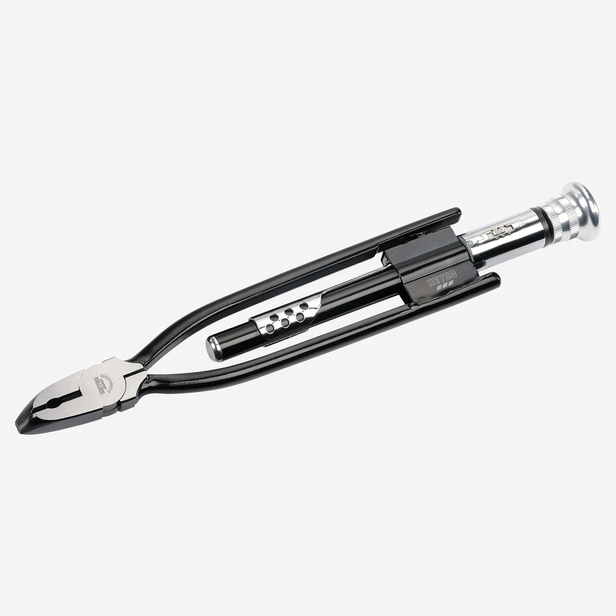 Heyco Wire Swiveling Pliers with Ratchet Function, 290mm - HY2580225 - KC Tool