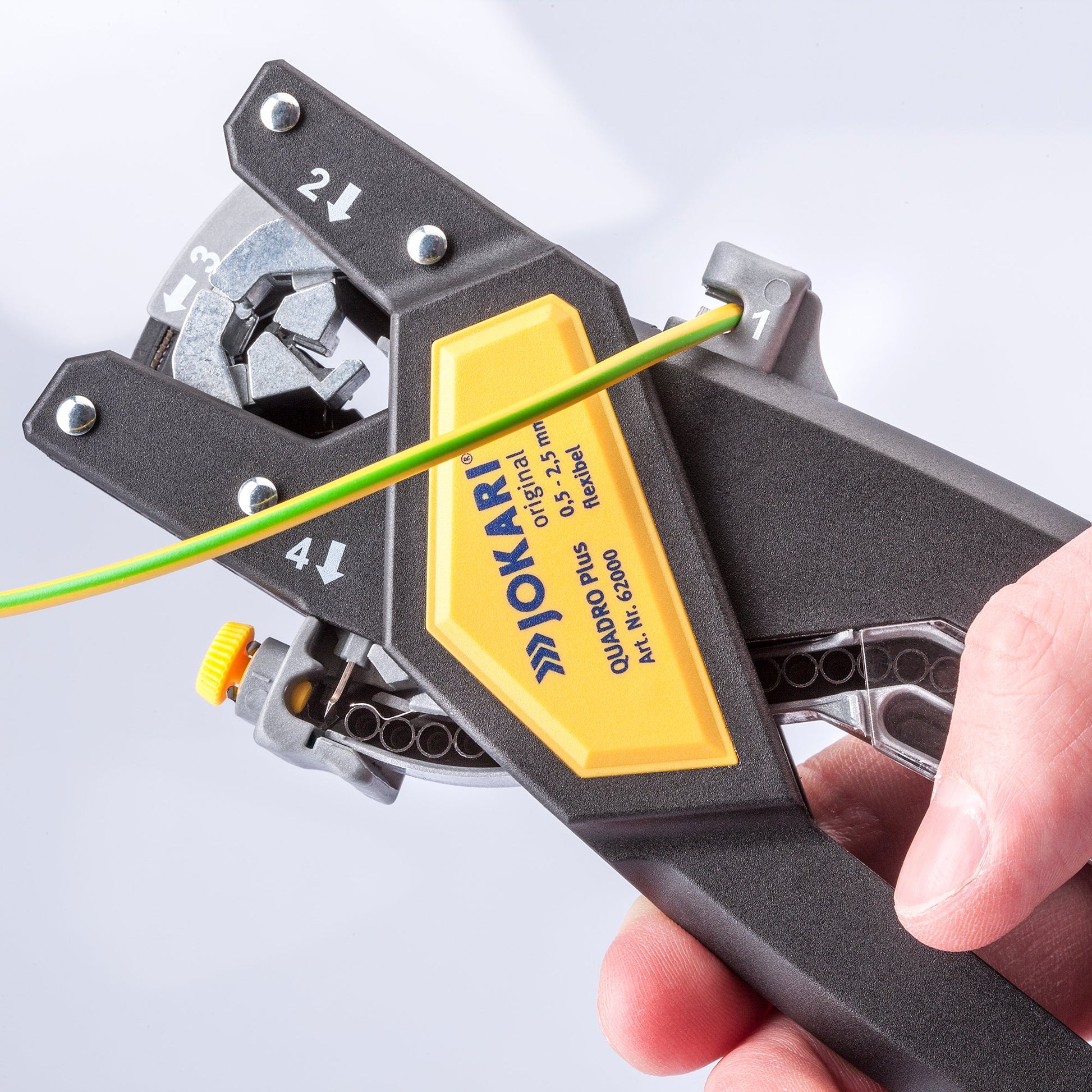Jokari Quadro Plus End Sleeve Crimper/Stripper Set in L-Boxx - J62000 - KC Tool