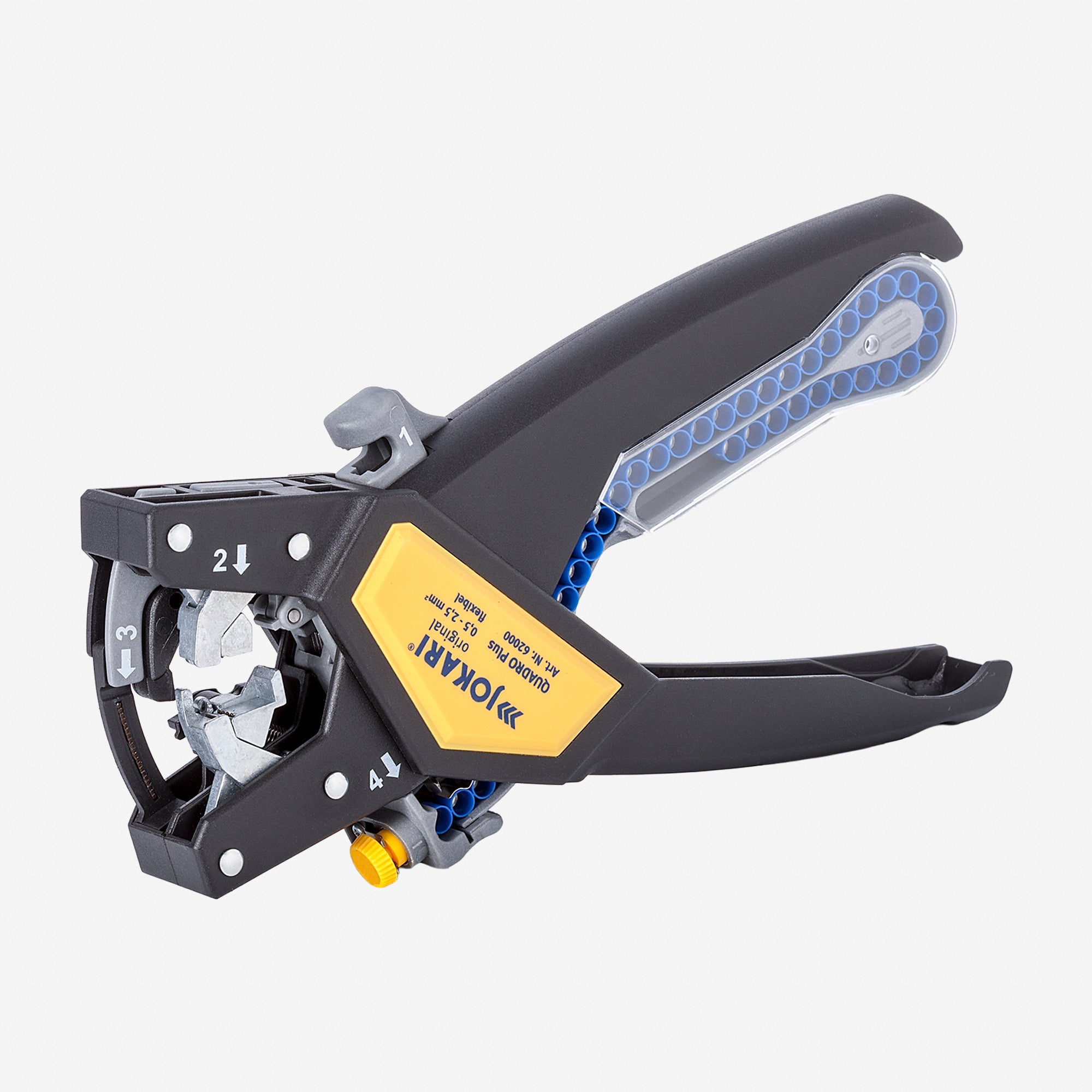Jokari Quadro Plus End Sleeve Crimper/Stripper Set in L-Boxx - J62000 - KC Tool