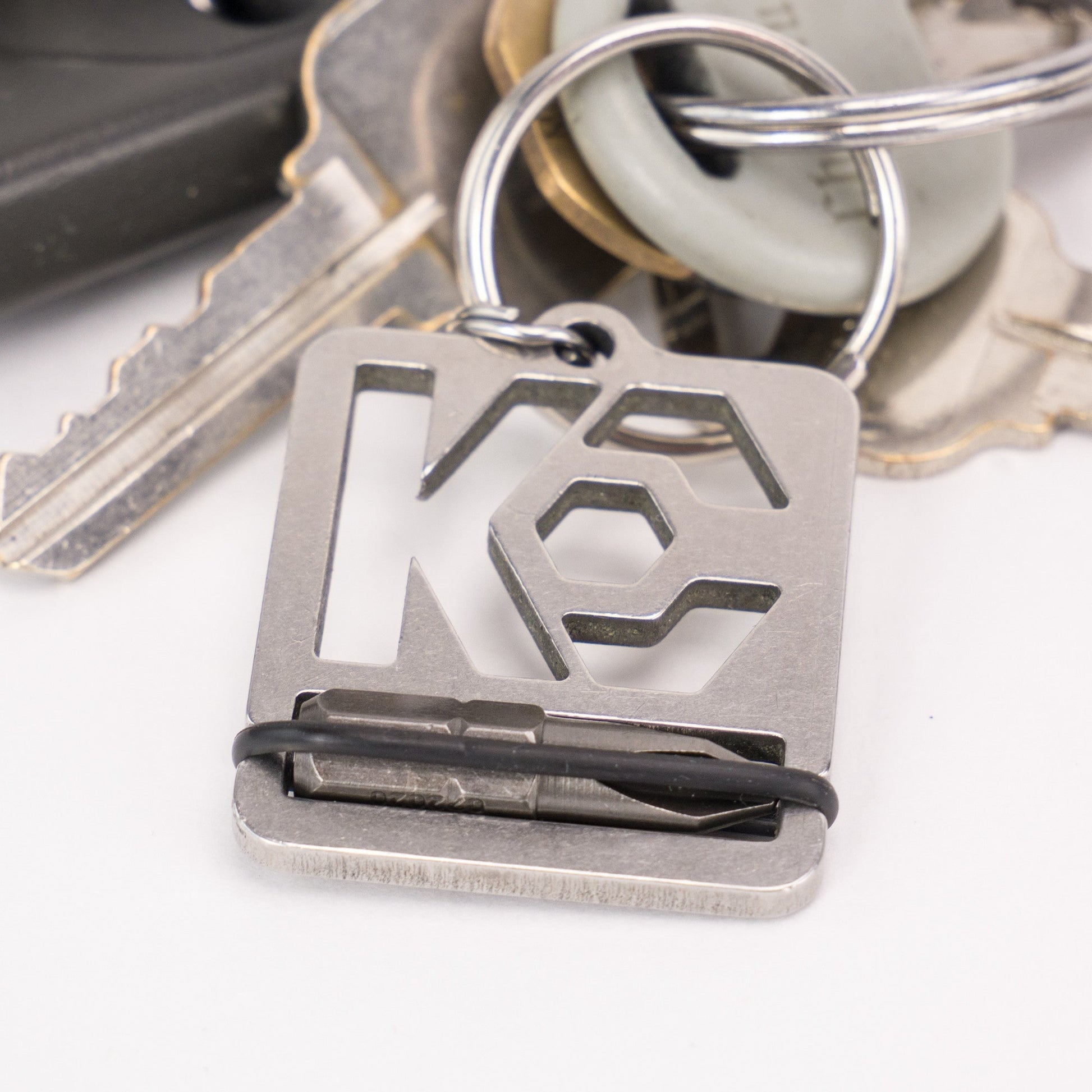 KC Tool Keychain with 1/4" Bit Holder - KCT-Keychain - KC Tool