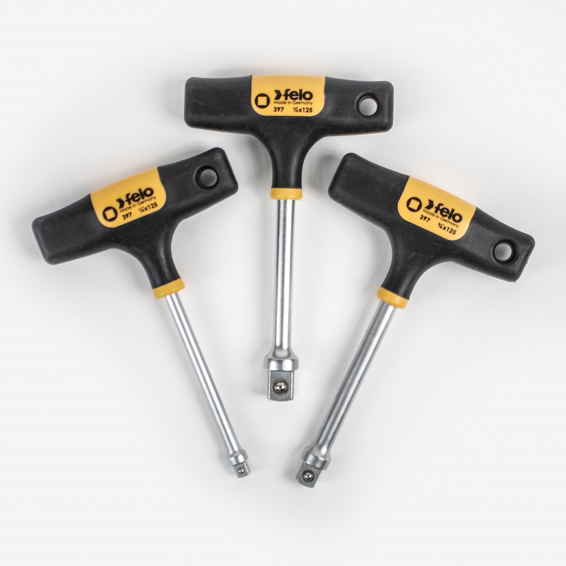 KC Tool x Felo Square Drive T-Handle Set, 3 Pieces - KCT-FTSSET - KC Tool