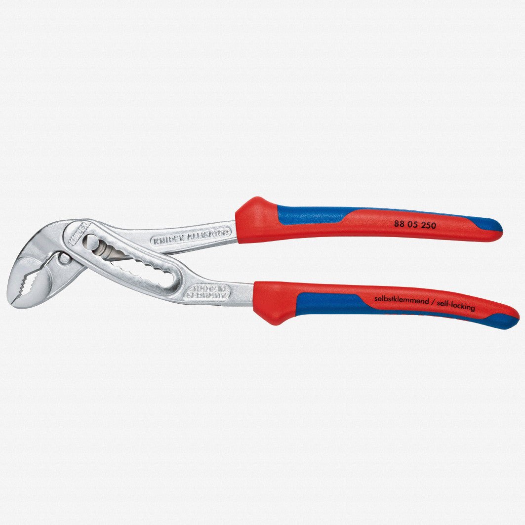 Knipex 10" Alligator Pliers - Chrome w/ MultiGrip - 8805250 - KC Tool