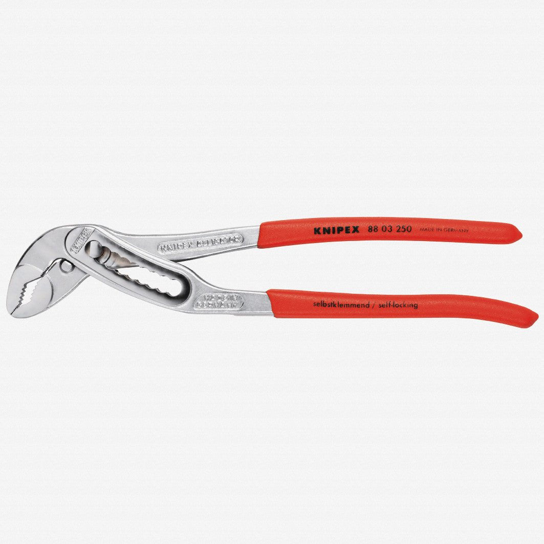 Knipex 10" Alligator Pliers - Chrome w/ Plastic Grip - 8803250 - KC Tool
