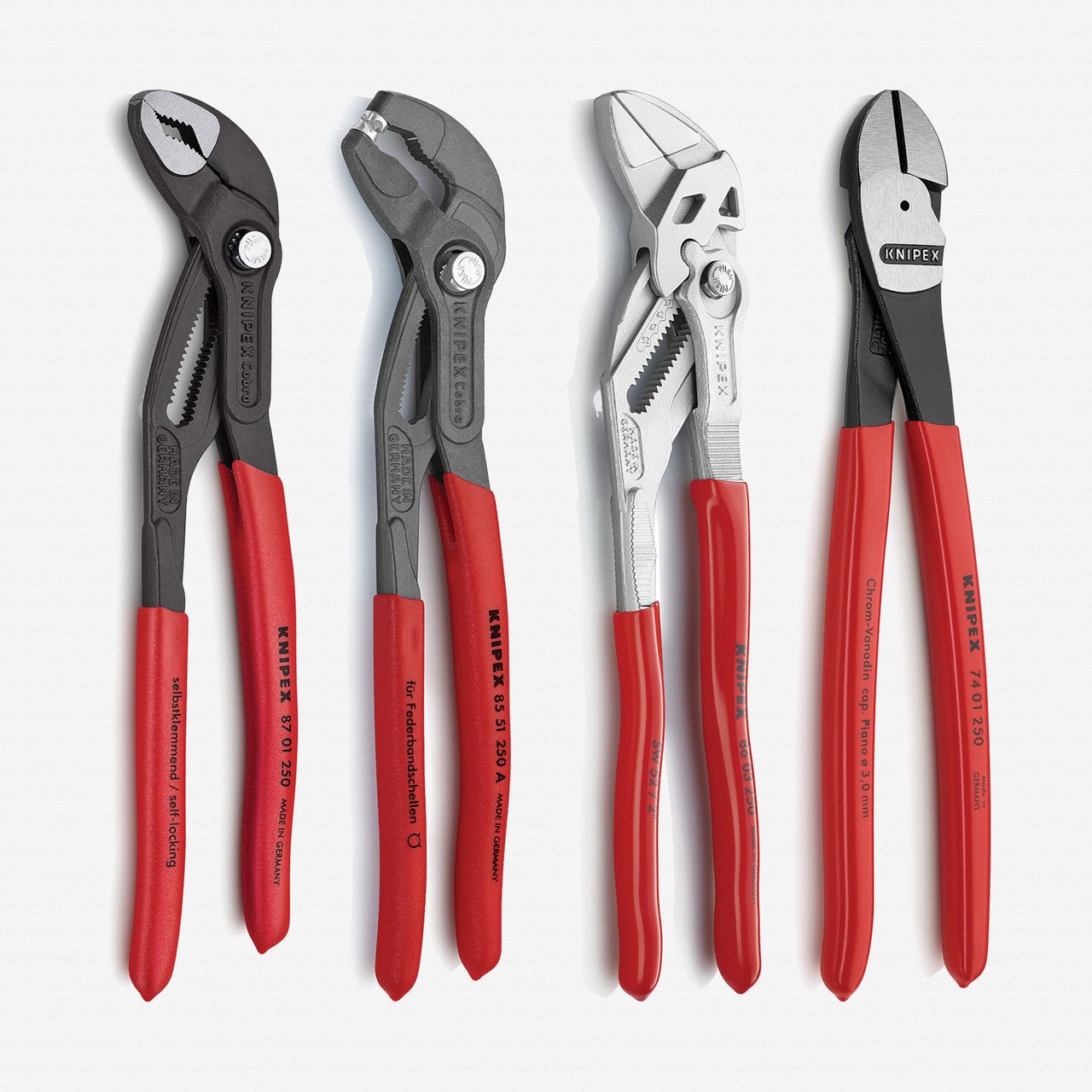 Knipex 10" Automotive Pliers Set, 4 Pieces - 9K0080136US - KC Tool
