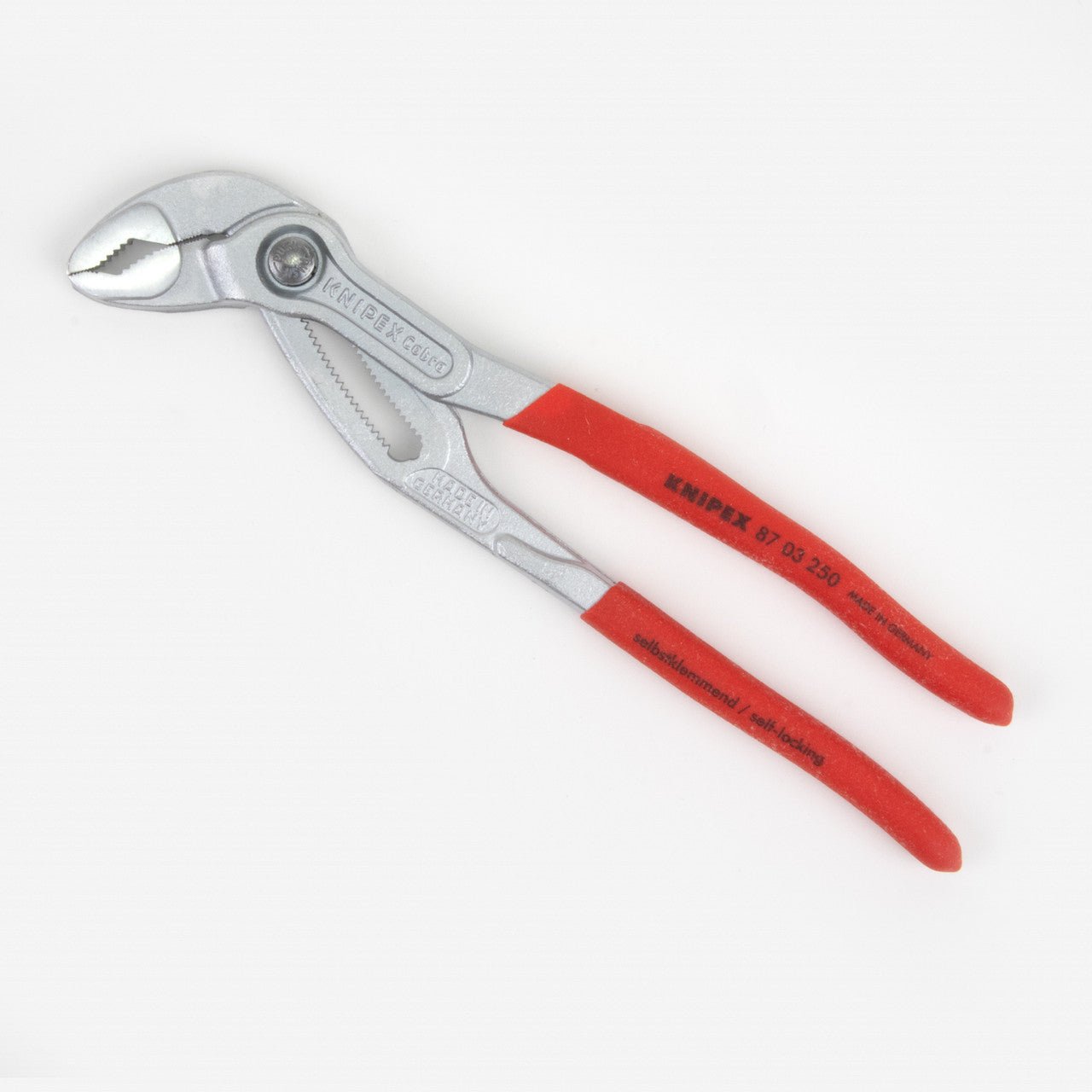 Knipex 10" Cobra Pliers - Chrome w/ Plastic Grip - 8703250 - KC Tool
