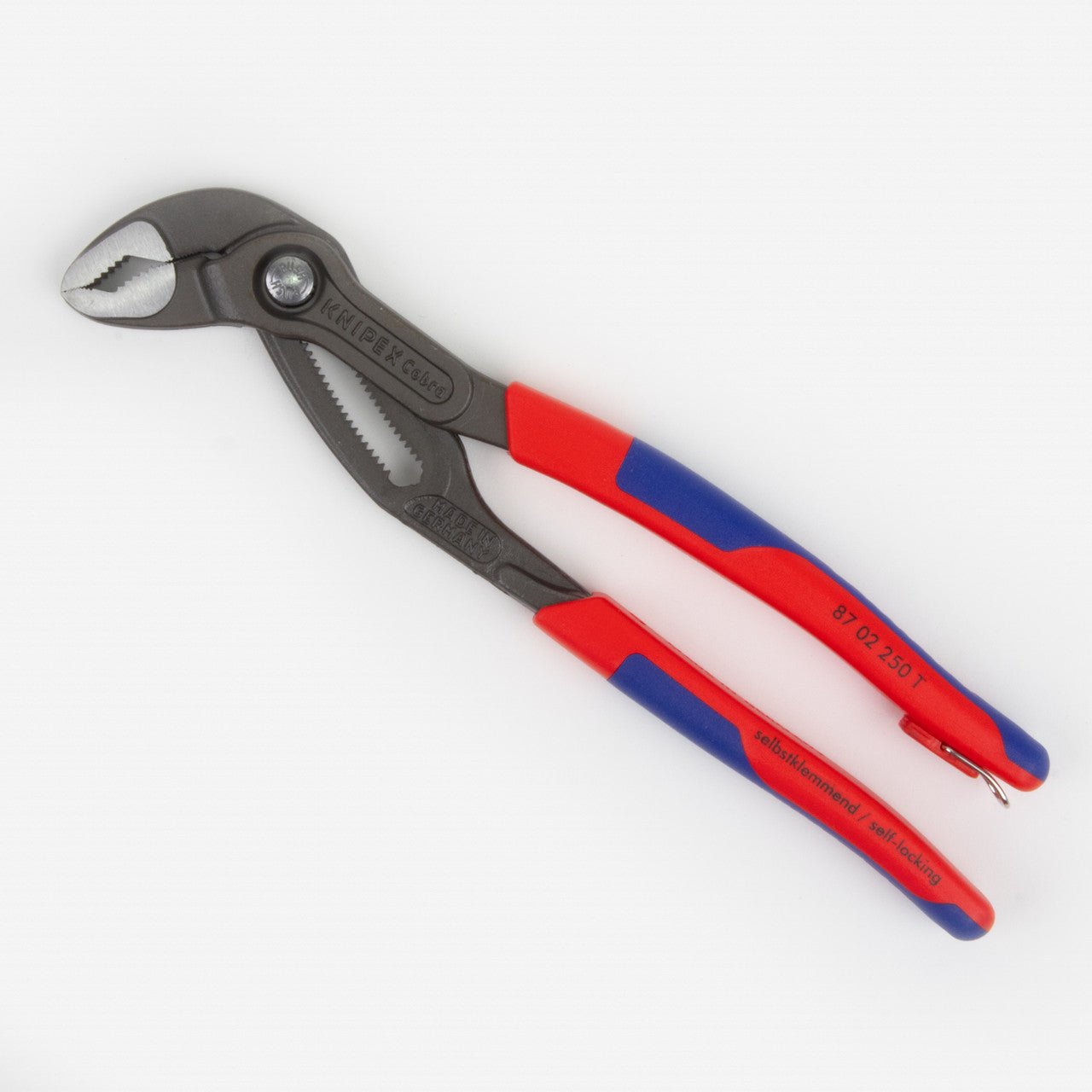 Knipex 10" Cobra Pliers - MultiGrip Tethered Attachment - 8702250T - KC Tool