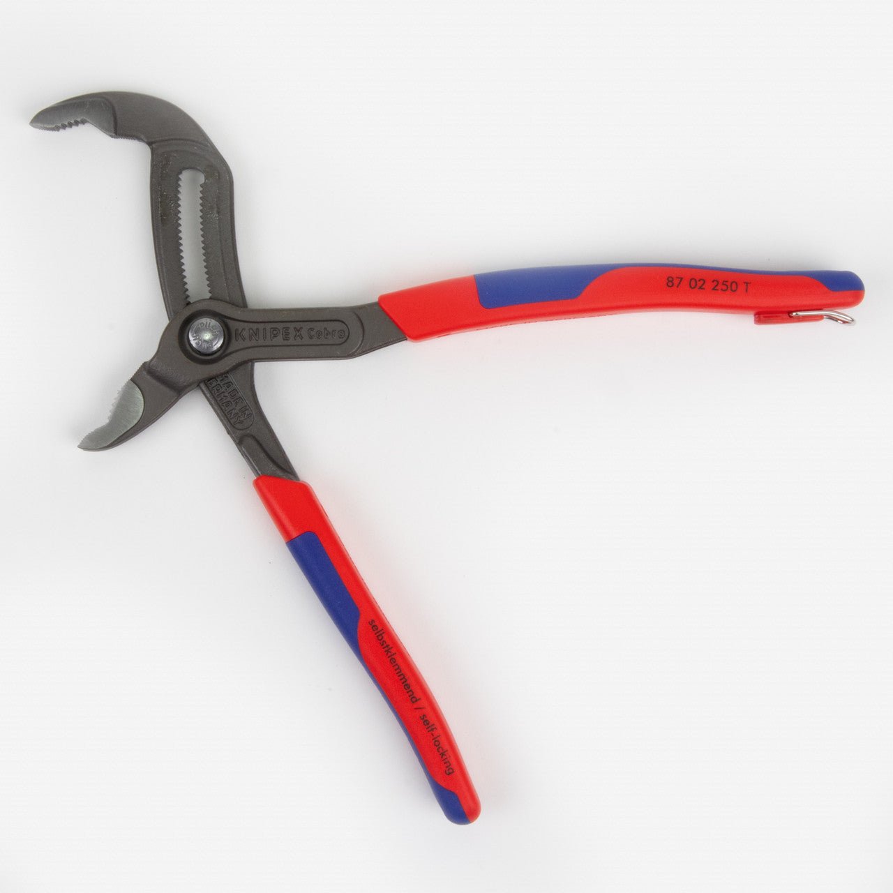 Knipex 10" Cobra Pliers - MultiGrip Tethered Attachment - 8702250T - KC Tool