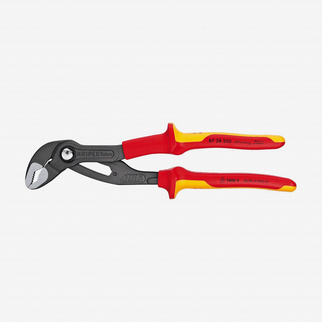 Knipex 10" Cobra QuickSet VDE Pliers - Insulated - 8728250 - KC Tool