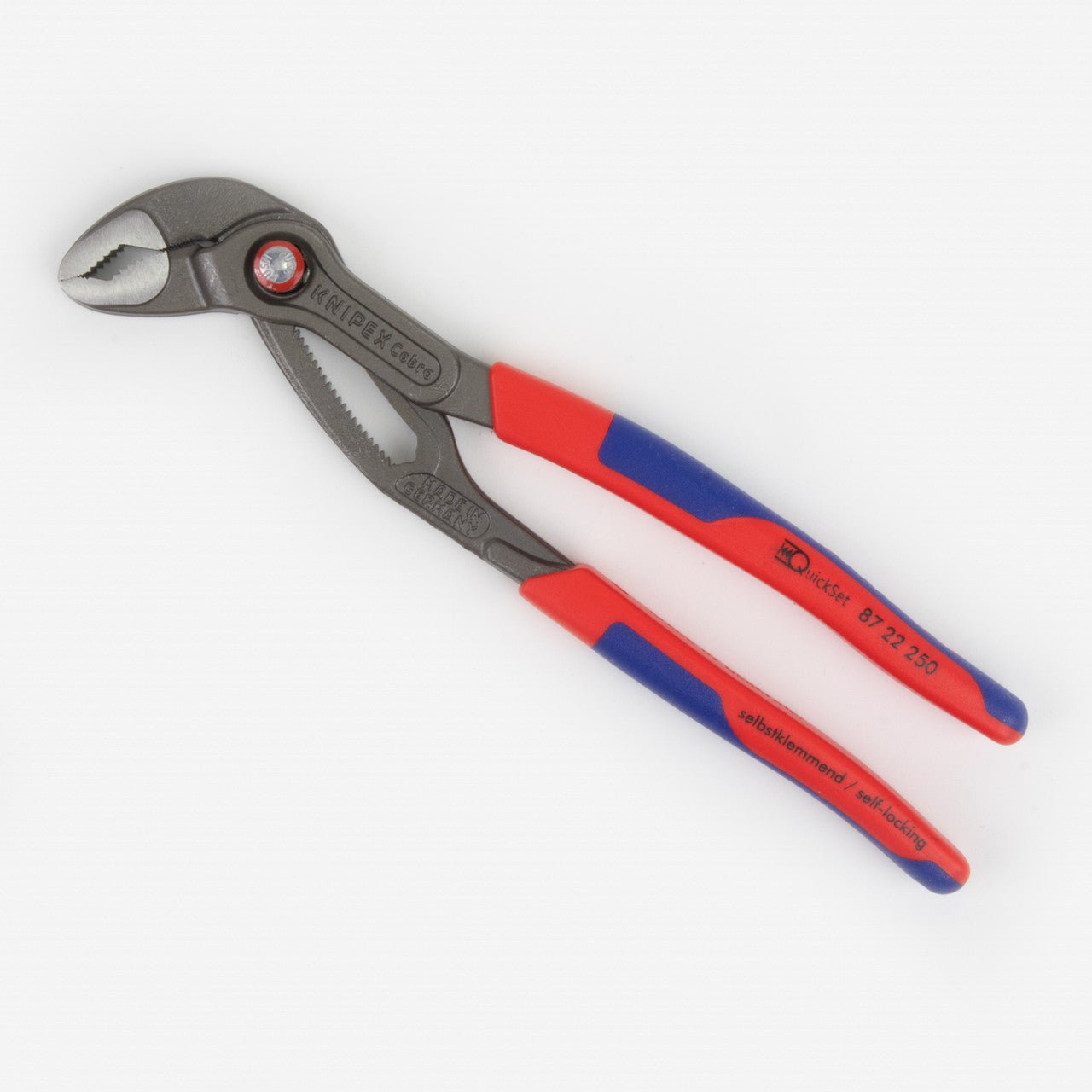 Knipex 10" Cobra QuickSet Water Pump Pliers - MultiGrip - 8722250 - KC Tool