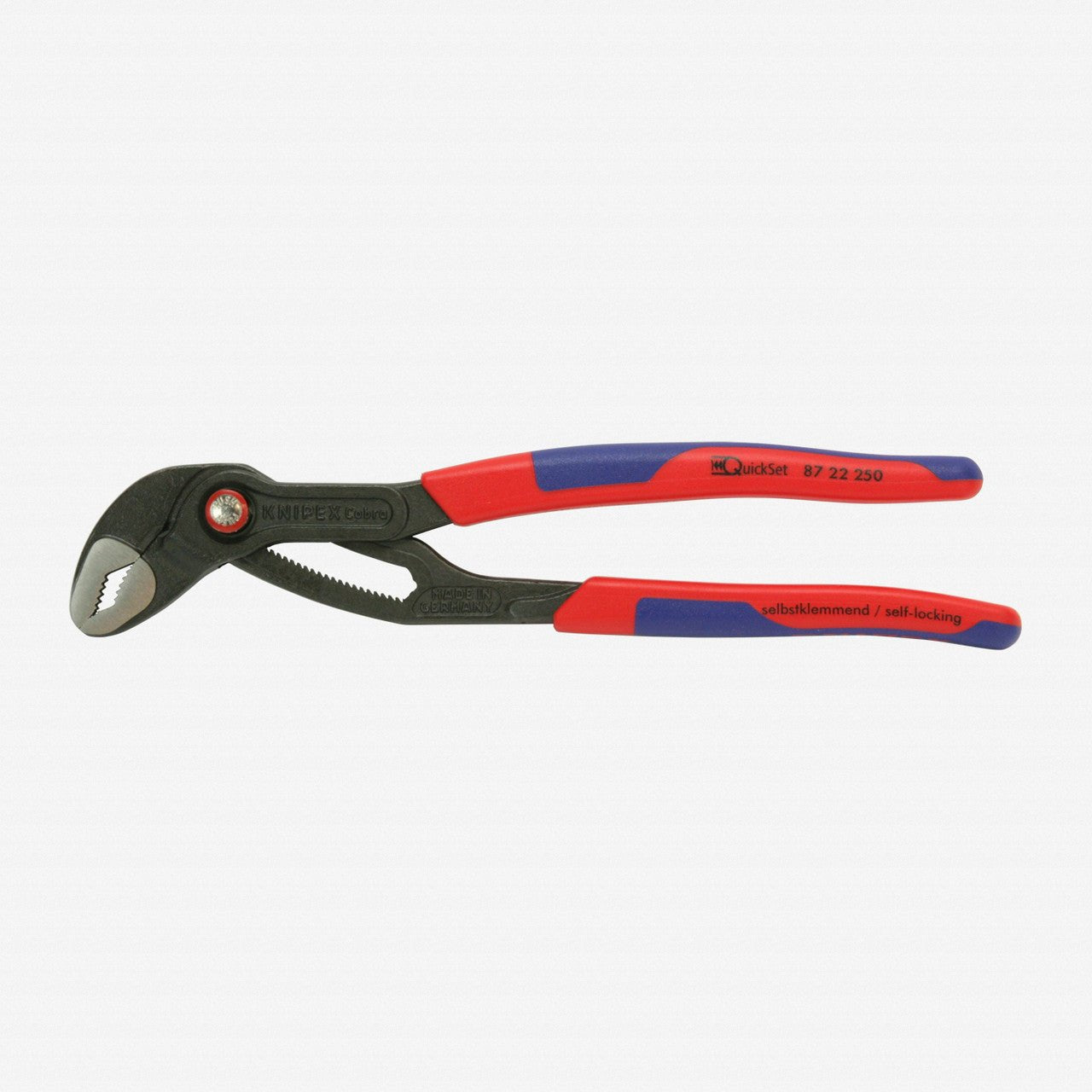 Knipex 10" Cobra QuickSet Water Pump Pliers - MultiGrip - 8722250 - KC Tool
