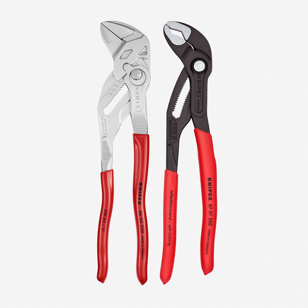 Knipex 10" Cobra Water Pump and Pliers Wrench Set, 2 Pieces - 9K0080147US - KC Tool