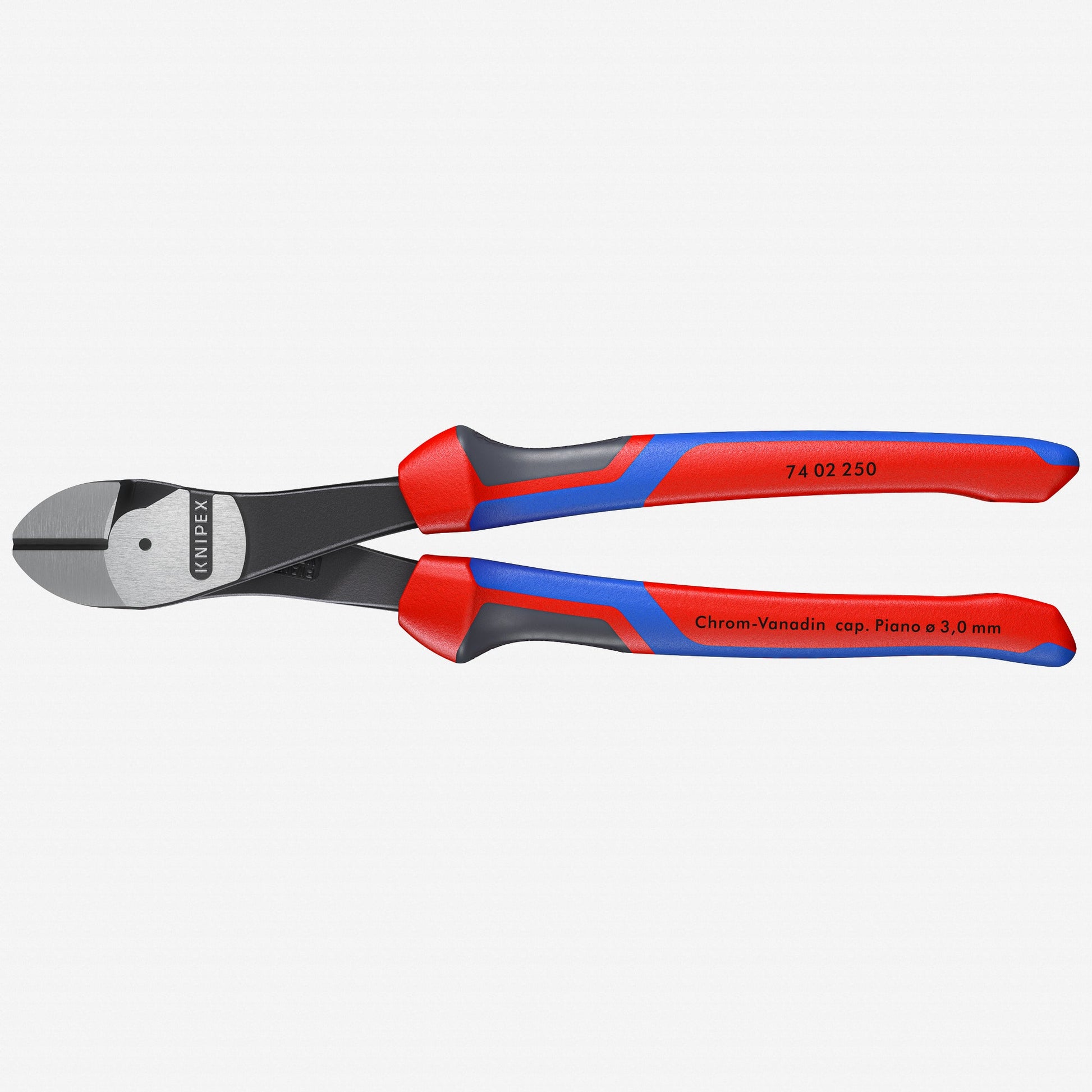Knipex 10" High Leverage Diagonal Cutters - MultiGrip - 7402250 - KC Tool