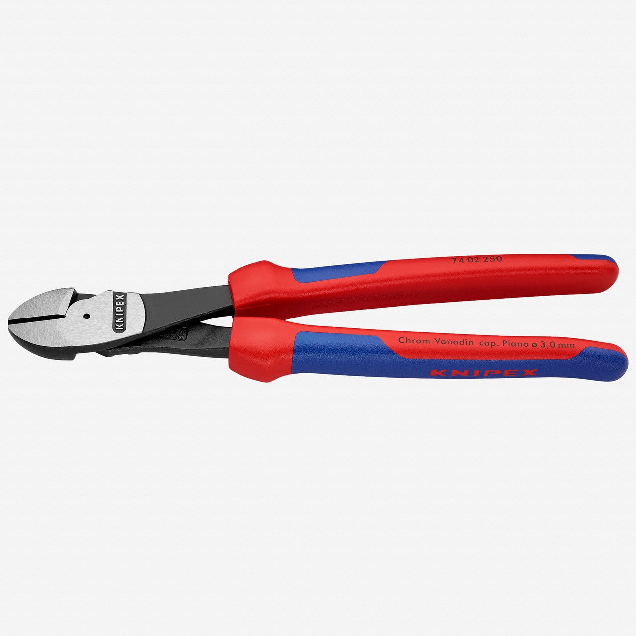 Knipex 10" High Leverage Diagonal Cutters - MultiGrip - 7402250 - KC Tool