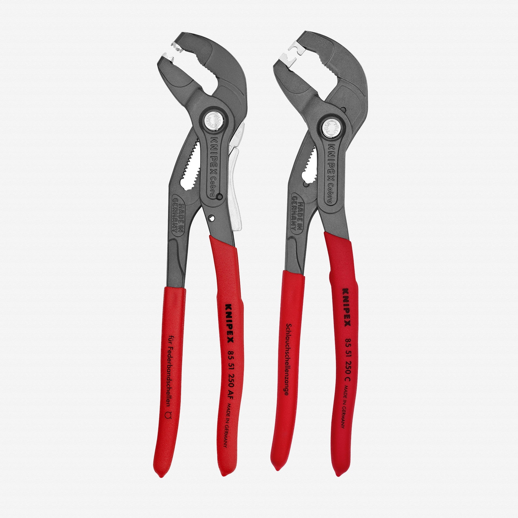 Knipex 10" Hose Clamp and 10" Click Clamp Plier Set, 2 Pieces - 9K0080135US - KC Tool