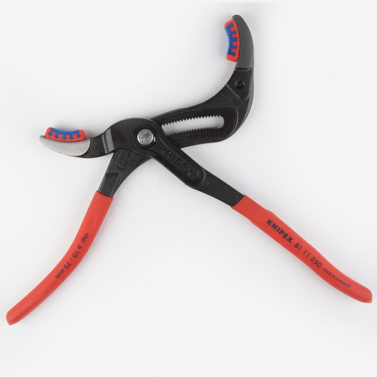 Knipex 10" Pipe Gripping Pliers w/ Replaceable Plastic Jaws for Tube Fittings and Connectors - 8111250 - KC Tool