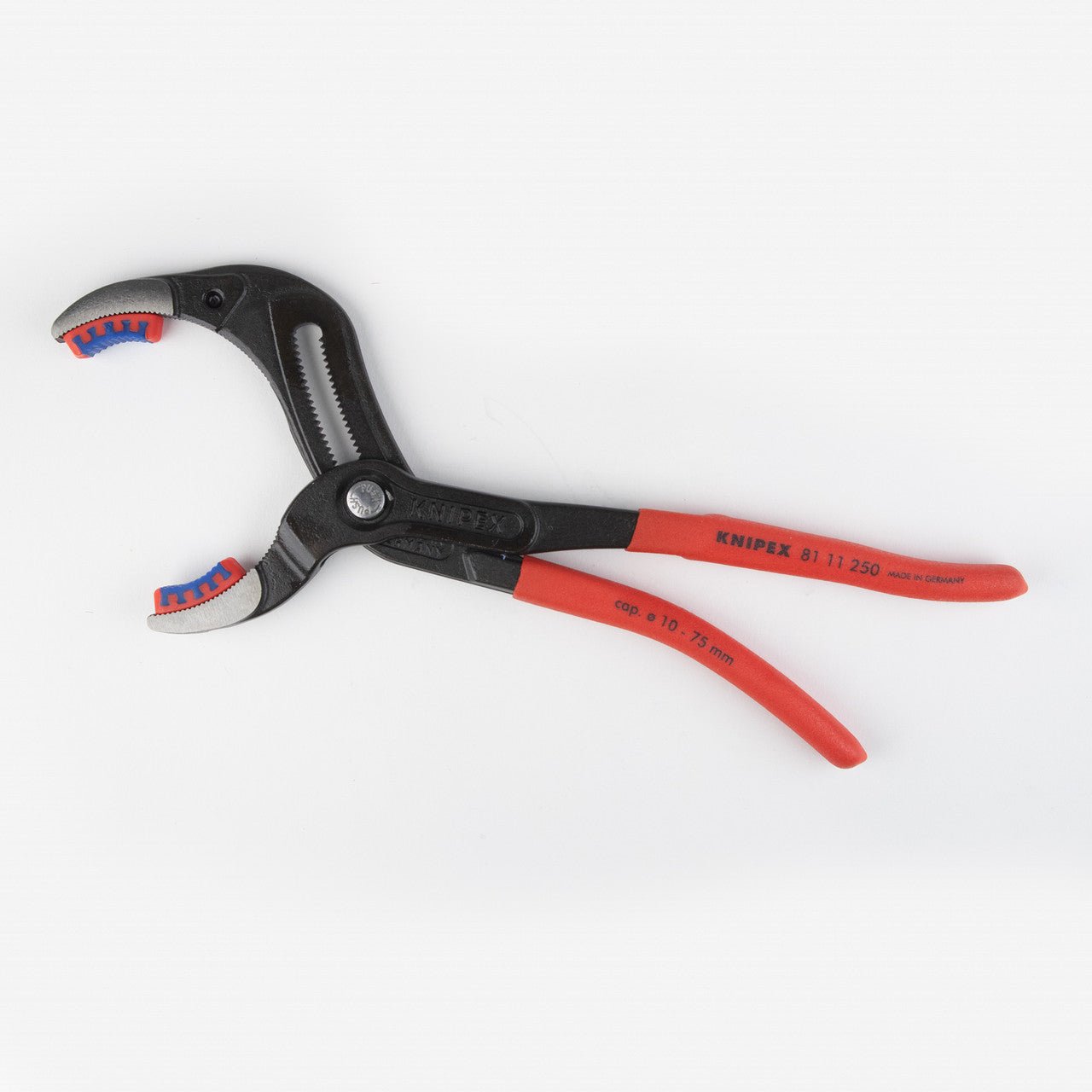 Knipex 10" Pipe Gripping Pliers w/ Replaceable Plastic Jaws for Tube Fittings and Connectors - 8111250 - KC Tool