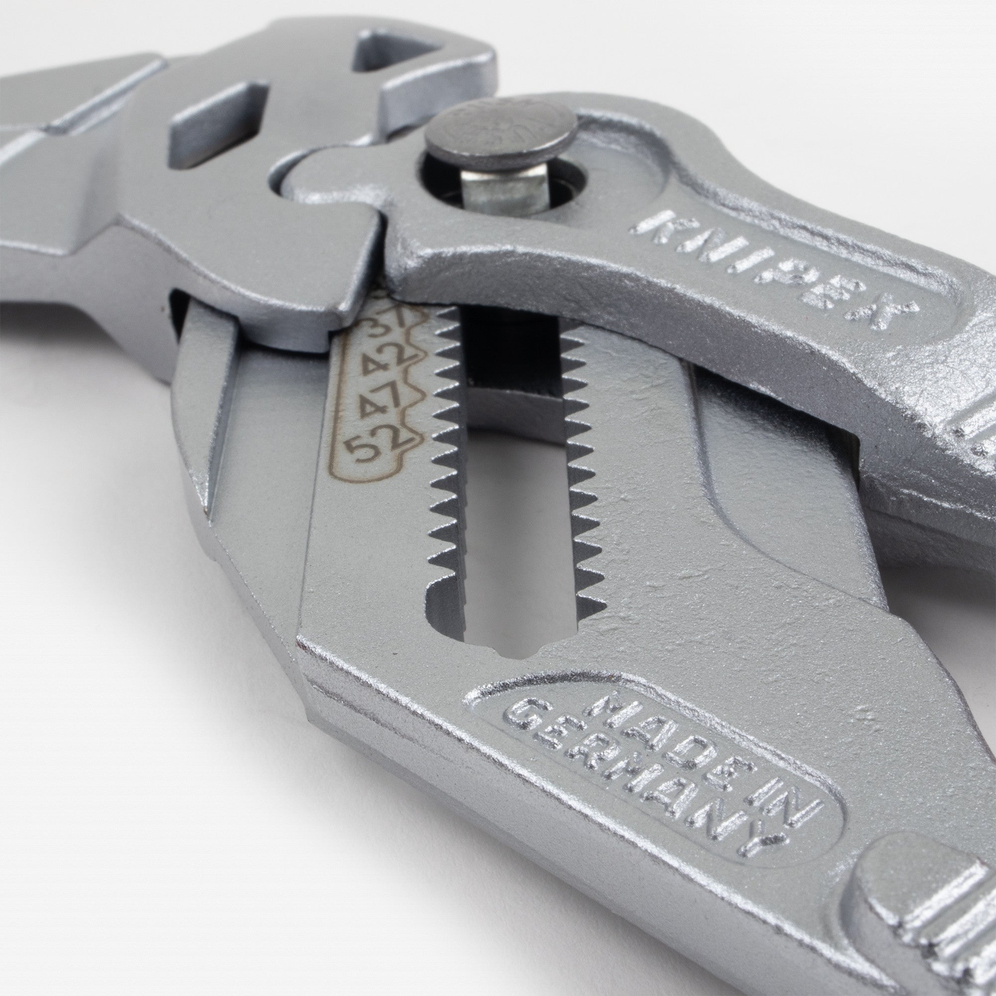 Knipex 10" Pliers Wrench - Chrome Plastic Grip - 8603250 - KC Tool