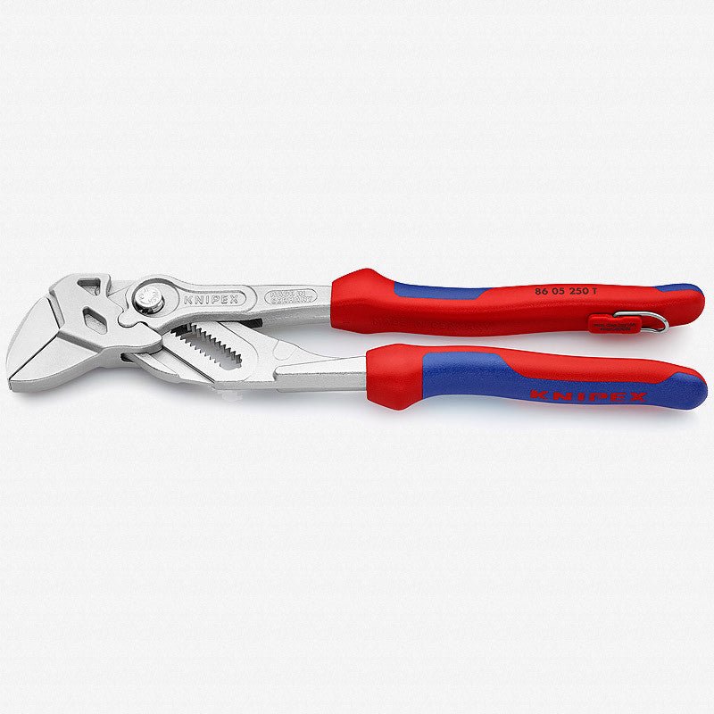 Knipex 10" Pliers Wrench - MultiGrip Tethered Attachment - 8605250T - KC Tool