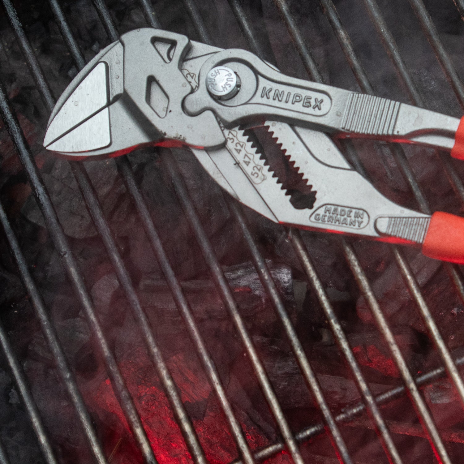 Knipex 10" Pliers Wrench - Plastic Grip - 8601250 - KC Tool