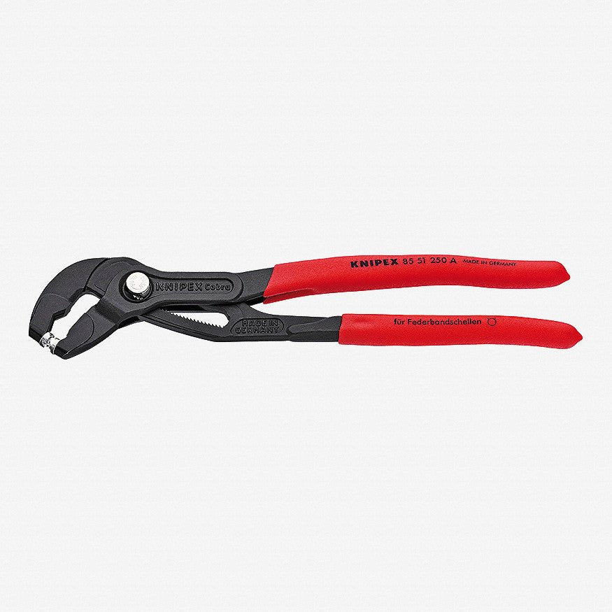 Knipex 10" Spring Hose Clamp Pliers - Plastic Grip - 8551250A - KC Tool