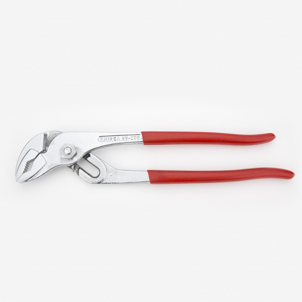 Knipex 10" Water Pump Pliers with tongue and groove joint - Chrome w/ Plastic Grip - 8903250 - KC Tool