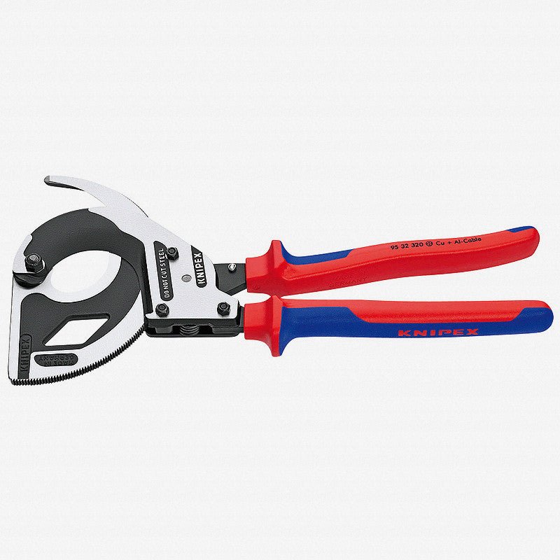 Knipex 12" Cable Cutters (ratchet action) - MultiGrip - 9532320 - KC Tool