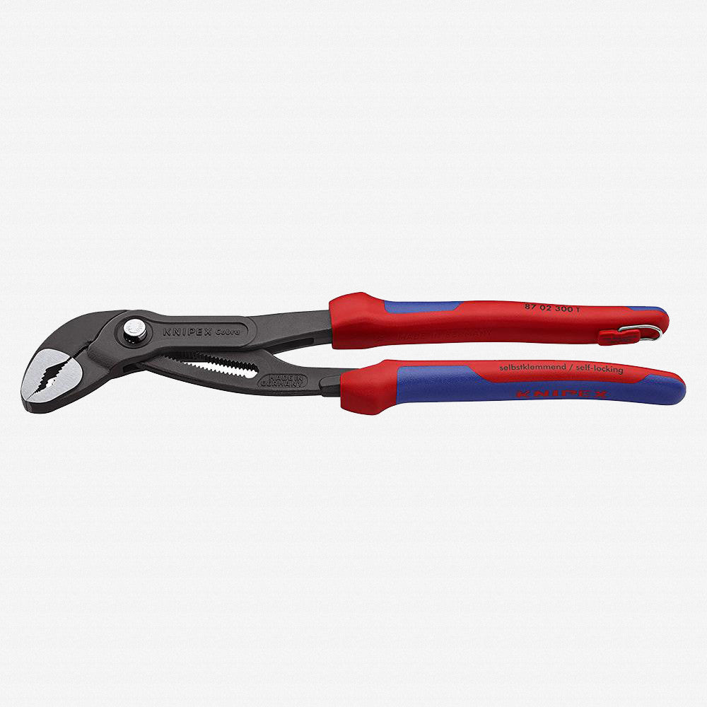 Knipex 12" Cobra Pliers - MultiGrip Tethered Attachment - 8702300T - KC Tool